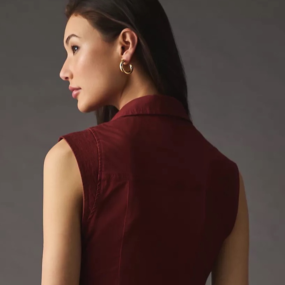 Pilcro Collared Mini Shirt Dress - Picture 10 of 14